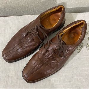 Sandro Moscoloni Split Oxfords Shoes Leather 12D Brown soft Leather Men’s shoes